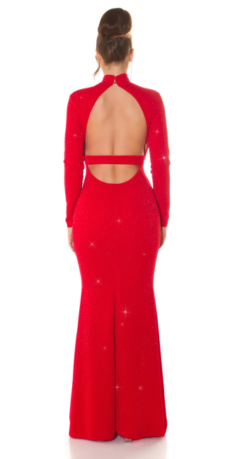 Red-Carpet Neck Evening Gown WOW! Red
